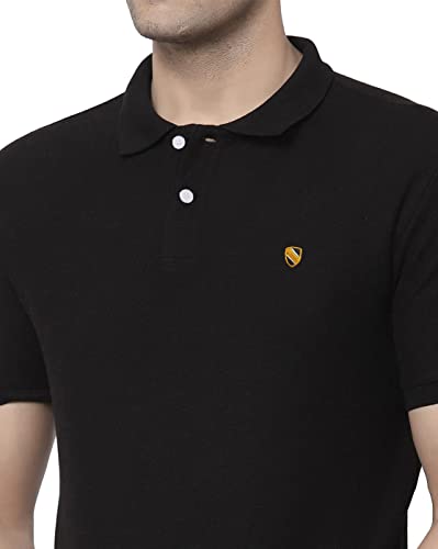 Image of Men's Casual Cotton Polo Tshirt (N1002-AIRFORCE mp)