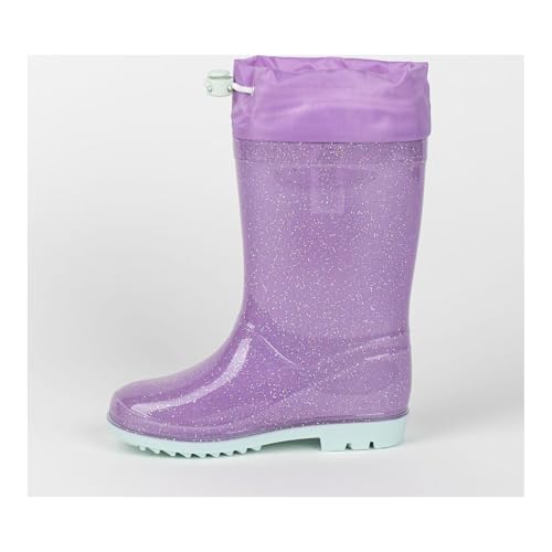 CERDÁ LIFE’S LITTLE MOMENTS Unisex Kinder Botas Lluvia Pvc Frozen Gummistiefel, Lila, 31 EU