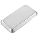 KOHAND 12 Pack 201 Stainless Steel Metal Tray, Metal Surgical Tray, Rectangular Silver Metal Trays for Lab Instrument, 8.8 x 4.6 x 0.79 Inch