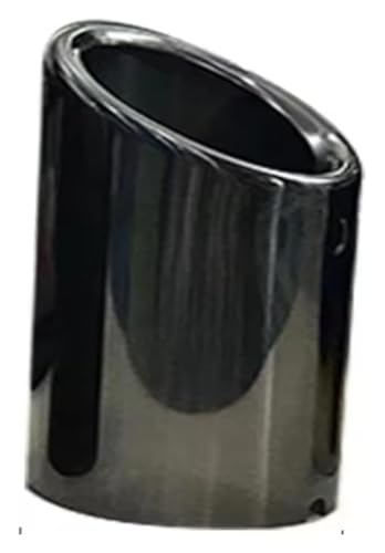 Silencieux 75 mm argentés embouts d'échappement voiture en acier poli pour Q5 A4 A3
