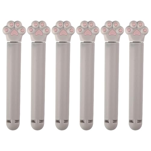 Cute Chip Bag Clips,6pcs Cute Reusable Potato Chip Clip | Food Storage Accessories Freezer Safe Food Organizing Tools For Bread 