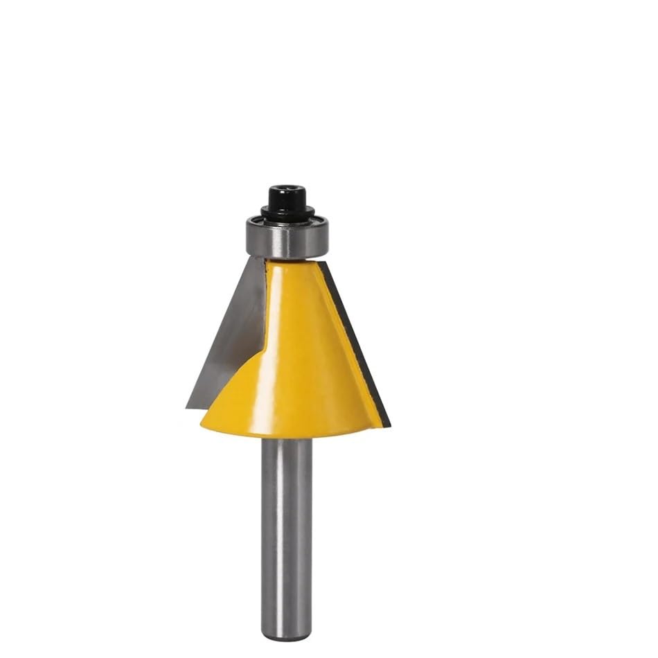 Fraise à chanfrein à Tige de 8MM, 15, 22.5, 30 degrés, for Machine à Bois (Size : 22.5Degree)