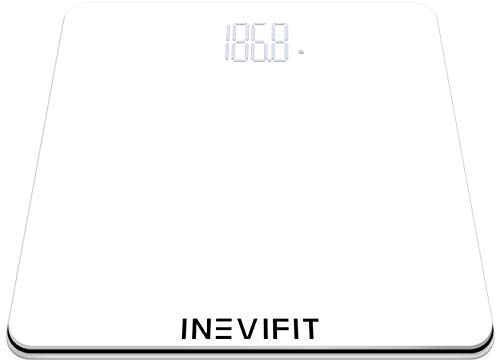 INEVIFIT Bathroom Scale, Highly Accurate Digital Bathroom Body Scale, Precisely Measures Weight up to 400 lbs