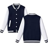 babyhealthy Unisex Varsity Baseball Jacket