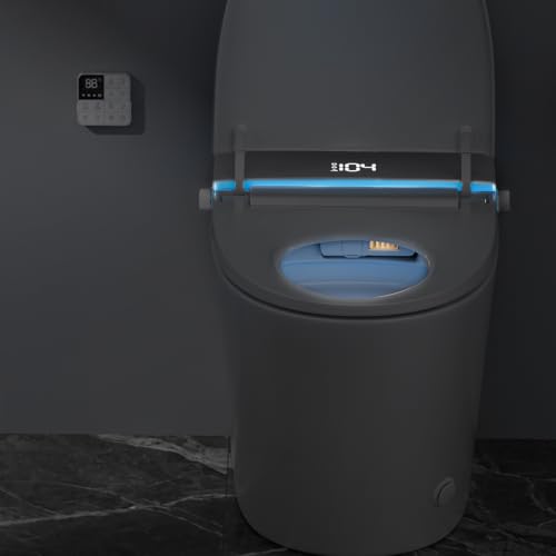Onirap Smart Toilet with Bidet Built in, Auto Flush and Open Close, 1.2GPF by Onirap - Used condition - Image 7