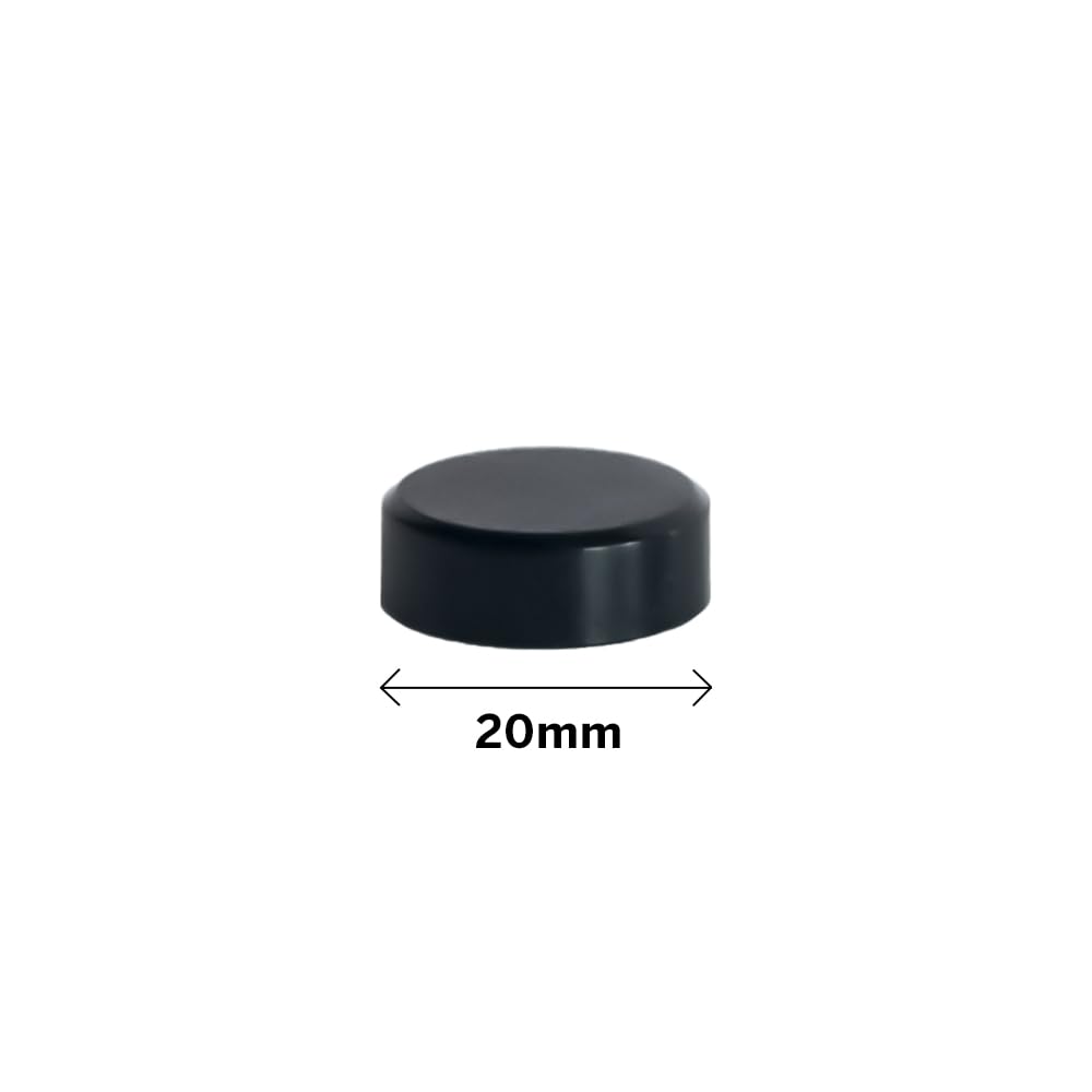 ALLboards Magnets set of 10, Round Black 20mm, for Magnetic Whiteboards