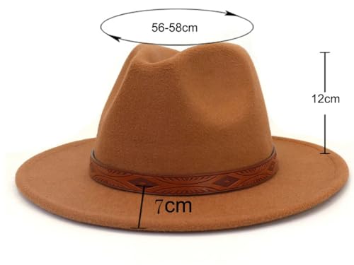 Chapeau fedora homme et femme en feutre pour rester élégant face au froid de l'hiver - 2