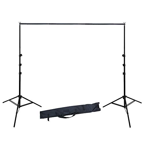 Kit para fondos fotográficos: sistema de soporte de 2,8 x 9 m