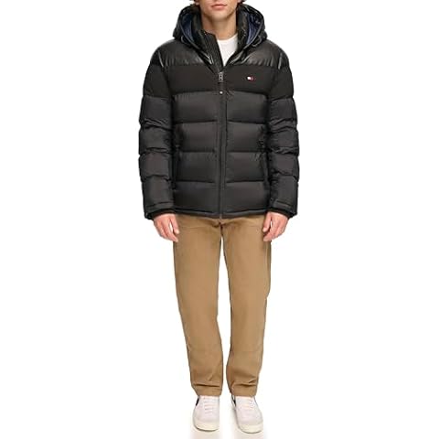 Tommy Hilfiger Men's Hooded Puffer Jacket Cover