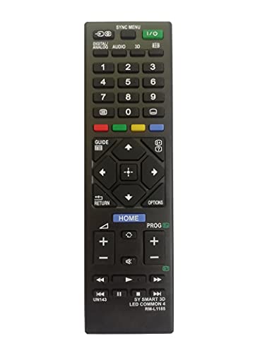 Image of LipiWorld UN143 RM-L1185 LCD LED Smart 3D TV Universal Remote Control Compatible for Sony Bravia Tv Remote