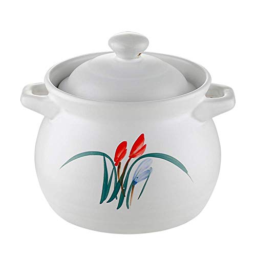 Signatur Emaillierte runde Auflaufform mit Deckel für alle Öfen außer Induktionsherd 17,3 cm 2,6 Liter, 4,5 l