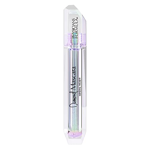 Physicians Formula, Mineral Wear Diamond Mascara, Multi-use Clear Mascara for Brows and Eyelashes with Lustrous Diamond Dust - Image 4