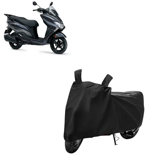 Image of Kerwa Waterproof Bike Cover Compatible with Suzuki Burgman | Dust Proof, UV-Resistant, Mirror Pocket with Windproof Buckle Strap