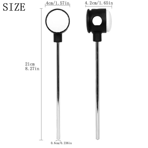 Cabezas de mazo para percusión 2 piezas con fieltro miniatura 6