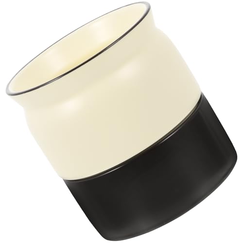 OSOLADY Organizador de Utensilios de Cocina de Cerámica Nordic Cubo Drenante para Cubiertos y Palillos Soporte Multifuncional para Menaje y Cuchara Diseño Compacto y Resistente para