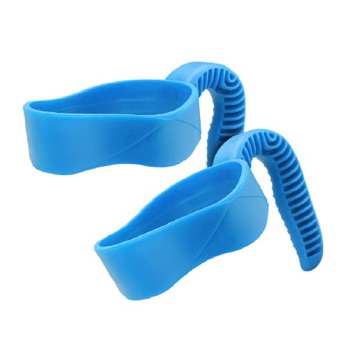 Hyturtle 2Pcs Stylish and Functional Blue Tumbler Handle Fits For 20 OZ YETI Tumbler - Secure Grip, Lightweight, Dishwasher Safe - Ideal for Travel and Outdoor Activities - BPA Free
