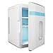 Przenośna cicha lodówka, 10 litrowa mini lodówka, elektryczna chłodziarka i ogrzewacz, zasilanie AC/DC 12 V, przenośne kompaktowe lodówki do przechowywania żywności do samochodów, domów, biur i akademików
