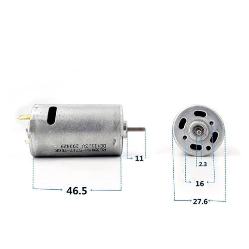 Motor RC390MH-5717 de alta velocidad 30000RPM con rodamiento de bolas 3