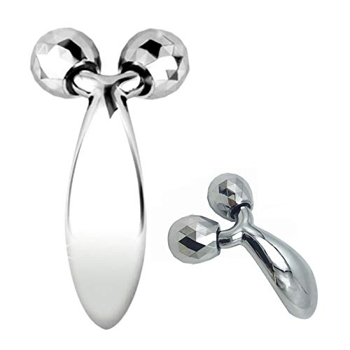 HEYNA Q Mini Face Roller 3D Y-Shape Facial Massager for Face Body Lifting