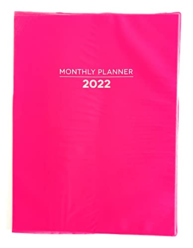 DTSC IMPORTS 2022 Monthly Planner - 2022 Planner, 7.25*10.5inch,Jan2022-Dec2022,12-Month Planner, Monthly Planner 2022, Planner 2022 (PINK) 3322022104