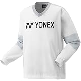 [ヨネックス] ユニ裏地付Vブレーカー(フィットスタイル) 32039 ホワイト(011) M
