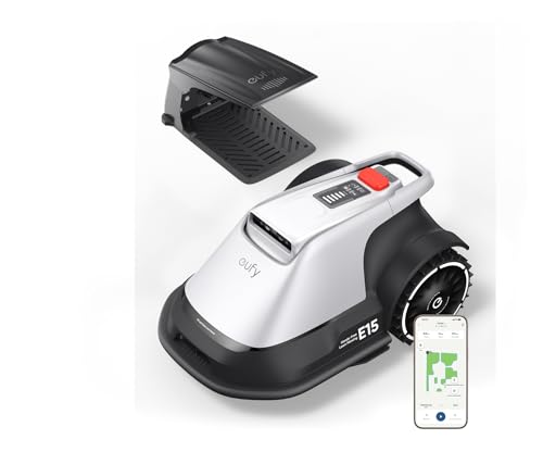 eufy E15 Mähroboter ohne Begrenzungskabel, Keine Signalausfälle, Kein RTK, TrueVision...