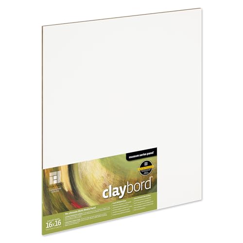 Ampersand Museum Series Claybord Painting Panel (16x16)
