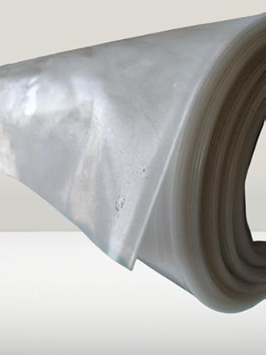 Generico Telo POLIETILENE Foglia Nylon Copertura Serra H 4-6-8 Giardino EDILIZIA plastica (600)