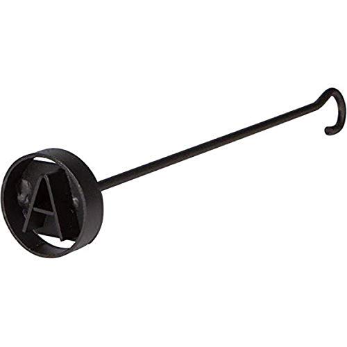 Circle A Branding Iron for Steak, Buns, Wood & Leather