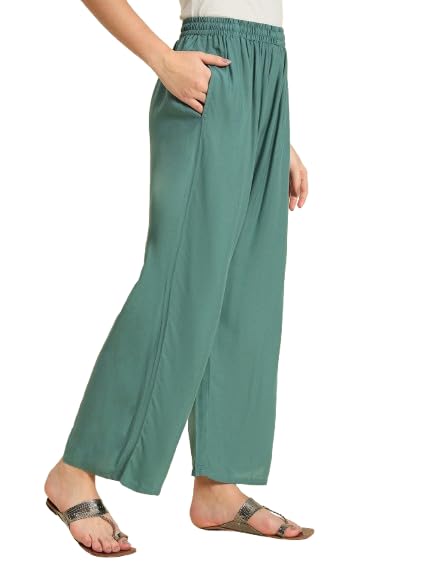Image of Soft Colors Women Regular Fit Pocket Palazzo