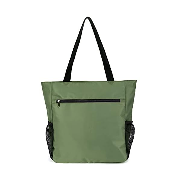 ETidy Large Capacity Foldable Tote Bag With Zipper Water-resistant SandproofWomen Beach Bag Handbag GymBag Travel ShoppingBag - Image 2