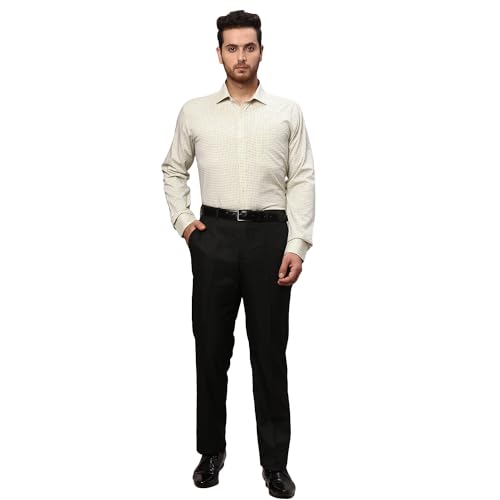 Image of Park Avenue Men's Cotton Slim Fit Shirt