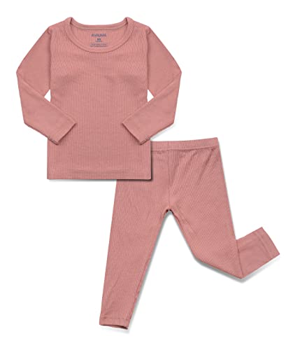 Image of AVAUMA Baby Boys Girls Pajama Set Kids Toddler Snug fit Ribbed Sleepwear pjs for Daily Life Style