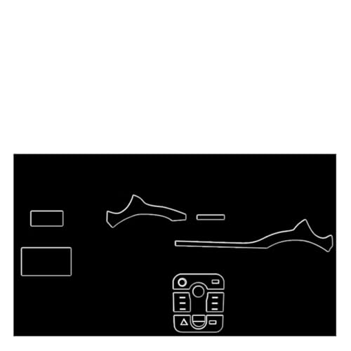Autocollant intérieur de voiture anti-rayures pour console et écran BYD 12,8"