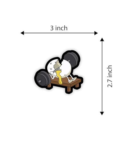 Image of Gift Me Bazar Egg Lifting Funny Fridge Magnet for Refrigerator Door Magnet Stickers | Gift | Decorative Items for Kitchen & Home Decor Magnet Sticker