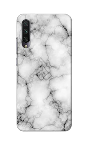 Image of Light White Marble Texture Natural Pattern Hard Back Case Cover for Mi A3 / Mi CC9e Back Cover -(J5) VNS2230