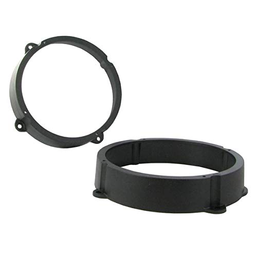 sound-way Kit Montaje Adaptadores Altavoces Radio de Coche Compatible con Alfa Romeo 147 159 Lancia Y Musa Fiat Idea, Negro - imagen 3