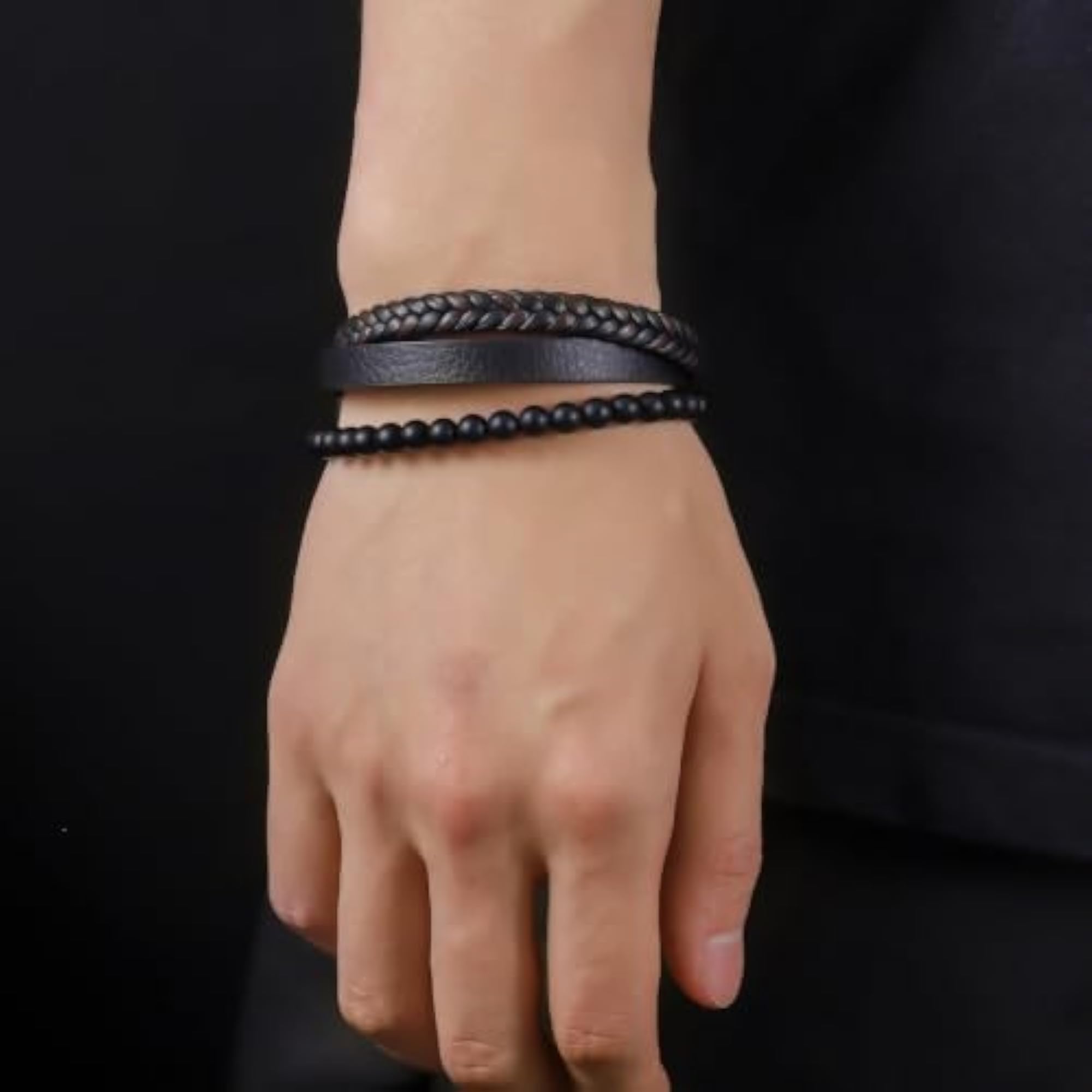 Men's Rogue Layer Bracelet, Stylish Hand Band