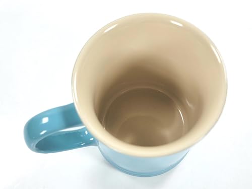 LE CREUSET Stoneware Coffee Tea 400ml Mug in Sky Blue - Image 3