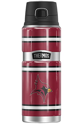 St John Fisher College UFFICIAL Jersey Stripes THERMOS King, Borraccia in acciaio inox, isolata sottovuoto e doppia parete, 680,4 g