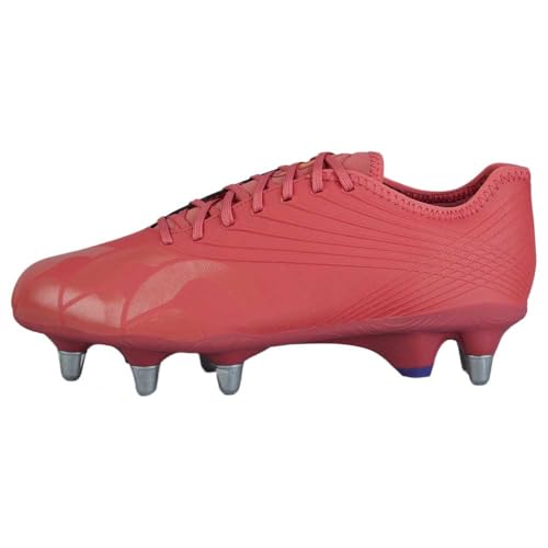 Canterbury Stamped Grndbrk Pro, Botas Unisex Adulto, Mars Dust/Orange Crush/Amarillo ámbar, 43 EU