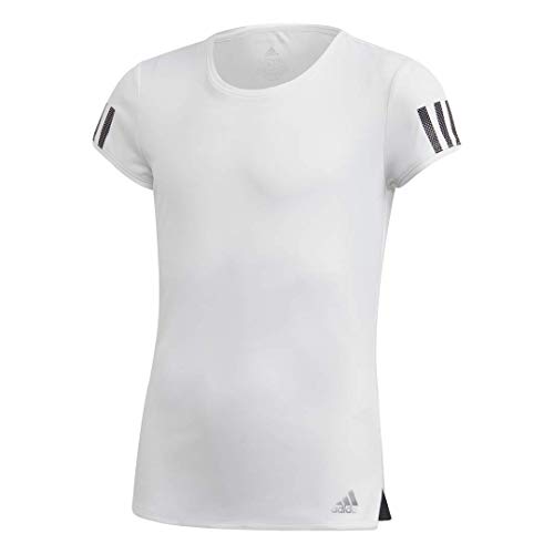adidas unisex-youth Club Tee White/Matte Silver/Black Medium