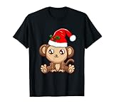 Regalo di Natale delle scimmie divertenti