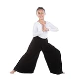 Danzcue Girls Celebration of Spirit Palazzo Pants, Black, 8-10