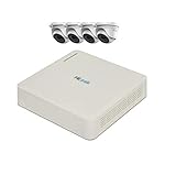 HILOOK CCTV sistema de seguridad 8CH DVR 1TB HDD 4X DOME kit de cámara al aire libre