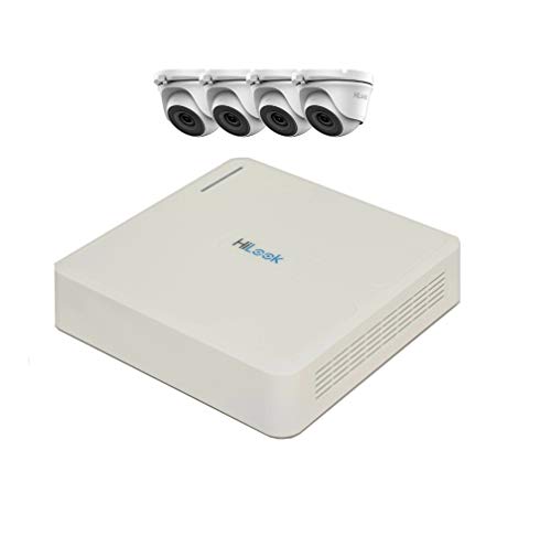 HILOOK CCTV-Sicherheitssystem, 8 Kanäle, DVR, 1 TB HDD, 4 x Dome-Außenkamera-Kit