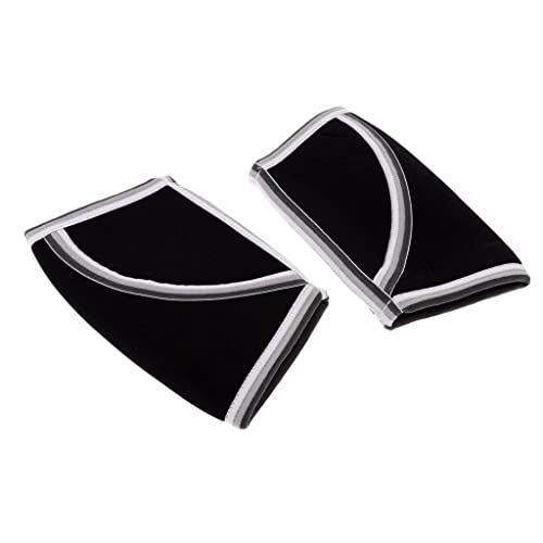 Pegciuho 2 Piezas Mangas de Compresión para Codo Soporte Deportivo Funda Protectora Refuerzo de Neopreno Transpirable Compatibles con Levantamiento de Pesas en, XL