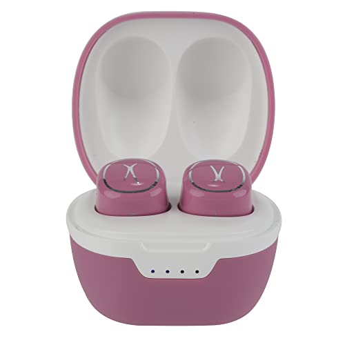 Image of Altec Lansing NanoPods - Truly Wireless Earbuds with Charging Case, TWS Waterproof Bluetooth Earbuds with Touch Controls for Travel, Sports, Running, Working (Purpley Pink)