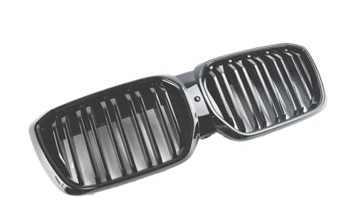 Calandre avant BMW iX3 G08 LCI noire brillante grilles double lamelles de course 2021-2024