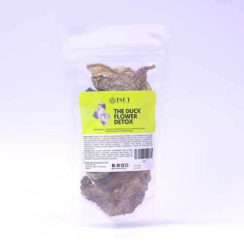 Authentic Jamaican Duck Flower Detox - 2 Premium Wildharvested Blossoms - Traditional Cleanse from Blue Mountain Rainforests